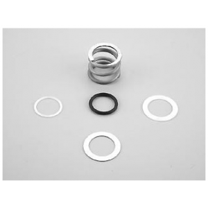 Image de l'ensemble ressort vanne + joints + rondelles.