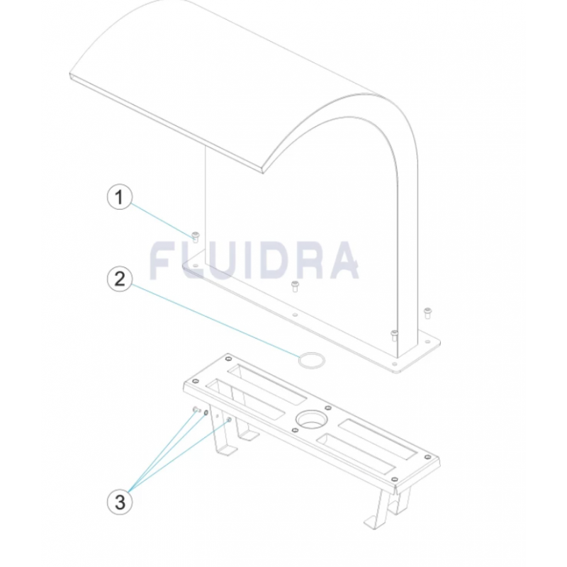 Schéma de la cascade avec ancrage gamme One.