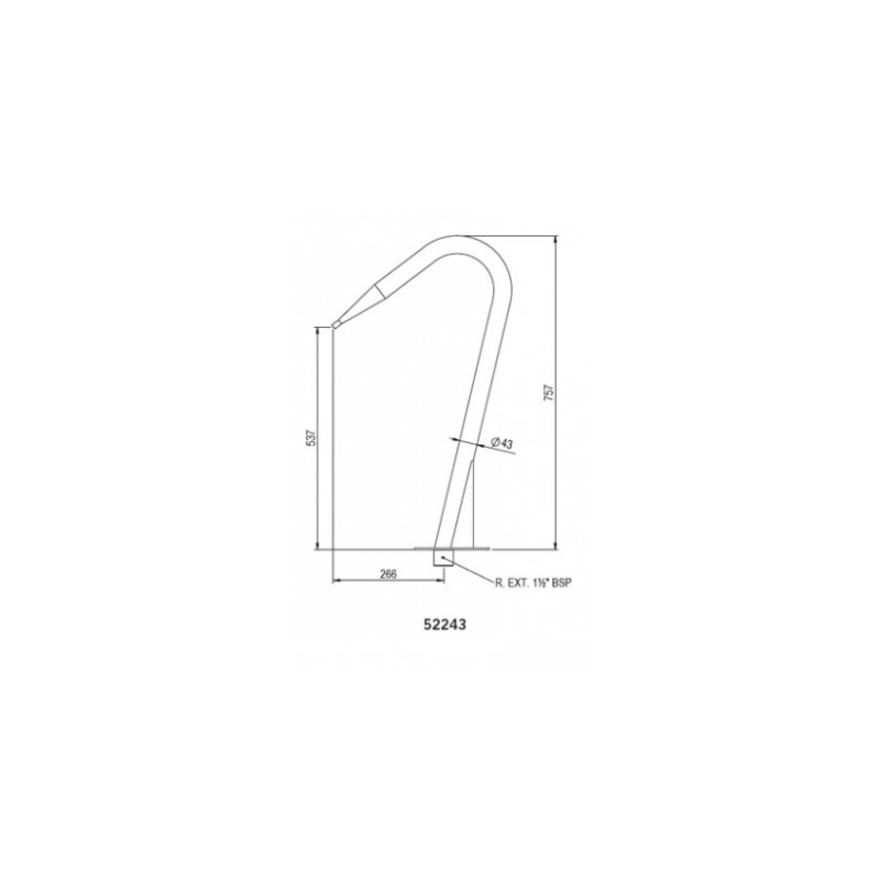 Schéma du canon à bouche plate.