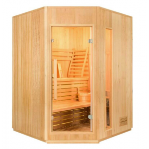 Image du sauna Zen 3 places angulaires.