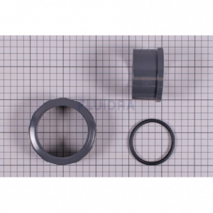 Image de l'ensemble entrée et sortie de pompe.