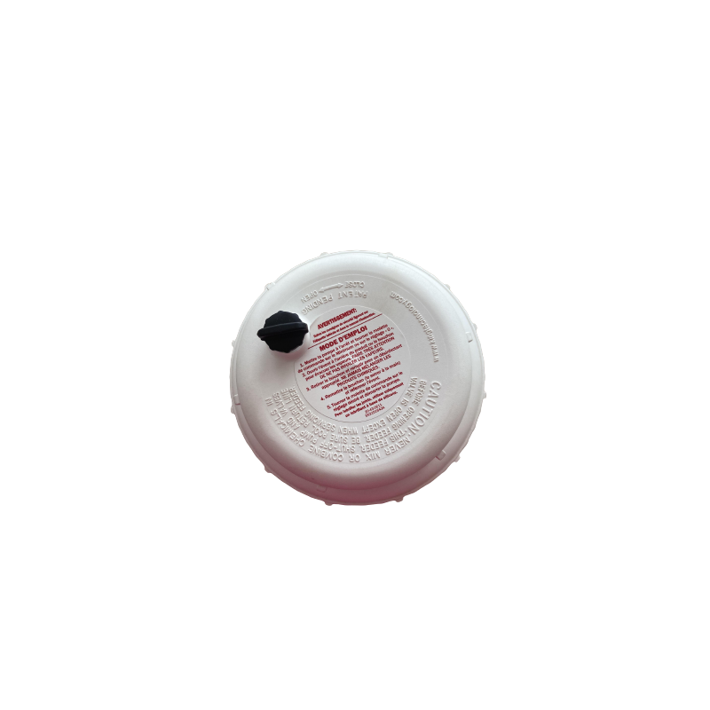 Image du couvercle de brominateur vu de haut.