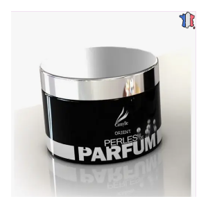 Image du contenant des perles de parfum senteur Orient.