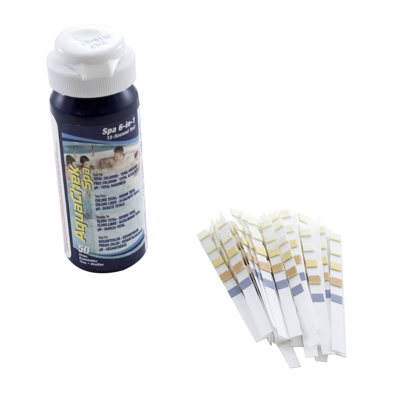 Flacon de bandelettes AquaChek 6 en 1
