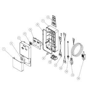 Cache pompe blanc Mini Regul