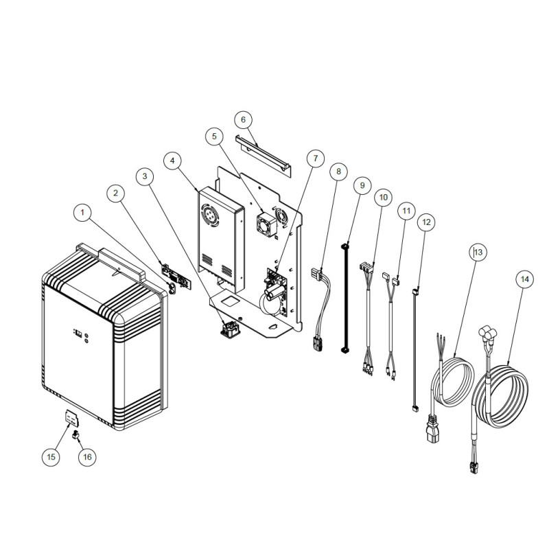 Schéma du MiniSalt UV avant 2024. Numéro 15 sur le schéma