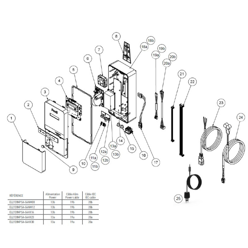 Schéma du JustSalt. Numéro 14 sur le schéma