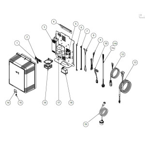 Schéma du JUSTSALT UV , N°4 sur le schéma