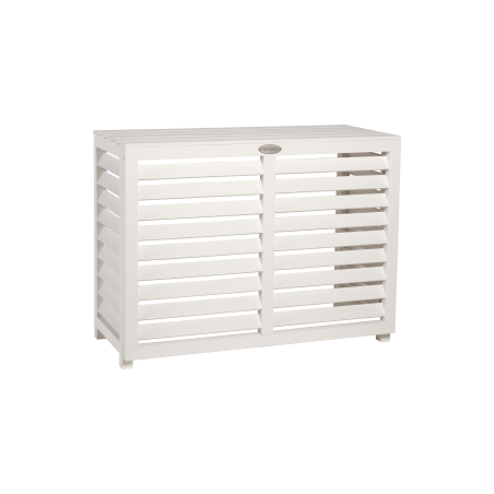Image du cache climatisation de couleur blanc.