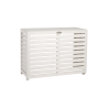 Image du cache climatisation de couleur blanc. Image du cache climatisation de couleur blanc.