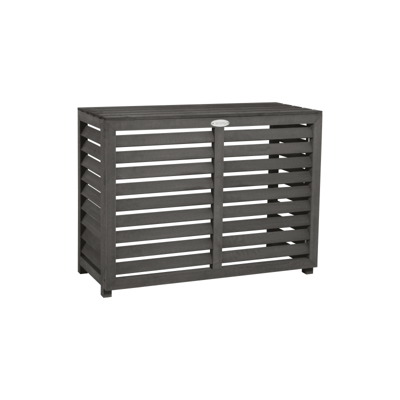 Image du cache climatisation de couleur anthracite.