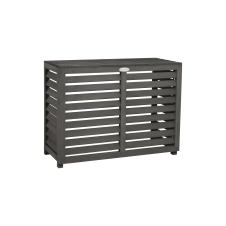 Image du cache climatisation de couleur anthracite.
