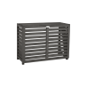 Image du cache climatisation de couleur anthracite. Image du cache climatisation de couleur anthracite.