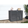 Image du cache climatisation de couleur anthracite. Image du cache climatisation de couleur anthracite.