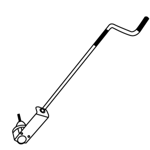 Manivelle bâche à barres