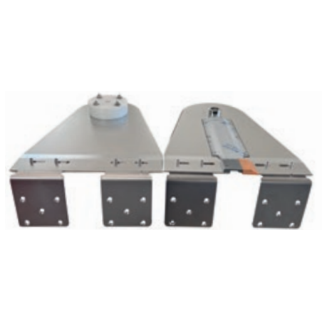 flasque inox grand modèle équerre pour volet immergé SOFATEC