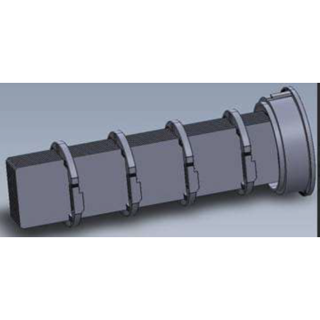 Electrode 11 plaques longues - pieds ronds O'CLEAR 25 BASIC ou ELITE