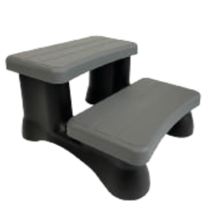 Escalier PVC court pour spa MLSPA