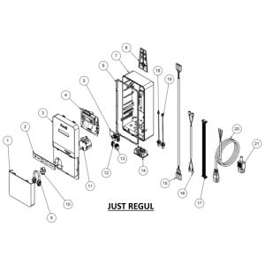 schéma éclaté Just Regul Pool Technologie