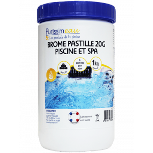 Image d'un pot de brome d'un kilo.