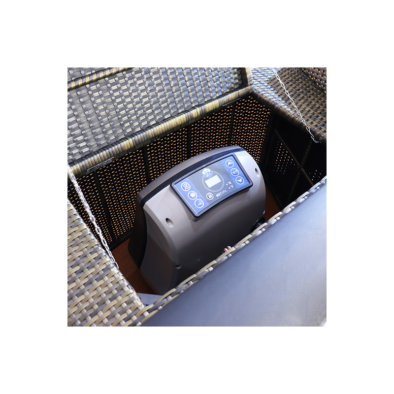 Image de la gestion de la filtration du spa.